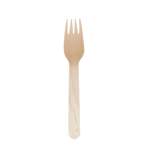 tenedor de madera